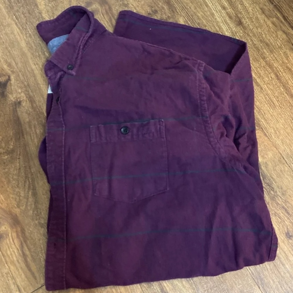 UO Purple Button-Down Shirt